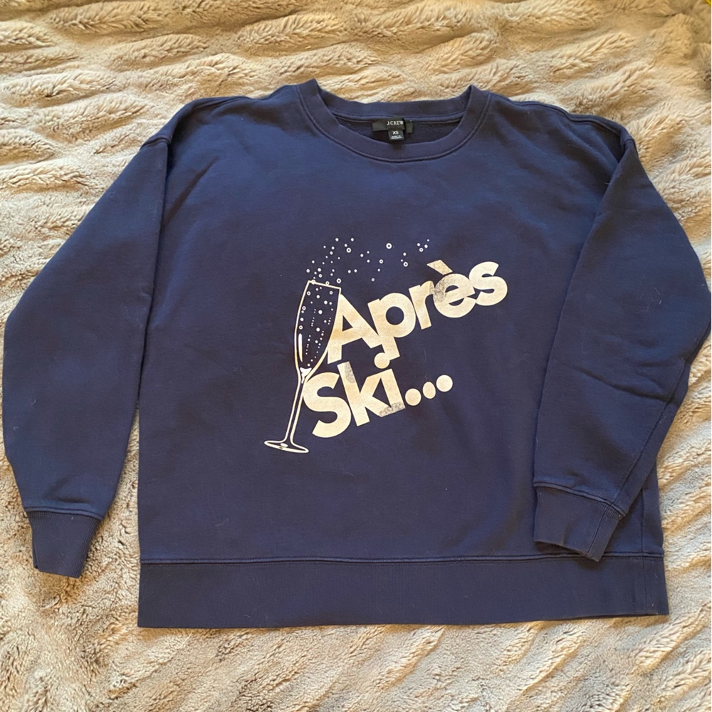Navy Crew Neck Sweatshirt